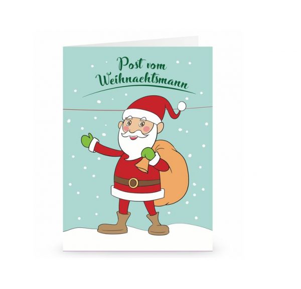 Weihnachtsmann Motiv 1 - Post für Kinder